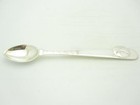 Tiffany   Co  Sterling Silver Baseball   Baseball Bat 5 5  Baby Spoon Pouch