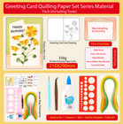 Wizardi Greeting Card Making Kit  Daisy Flowers Diy Quilling Kit F07m3-5-fl3