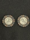  100 Jockey Club Las Vegas Casino Chip     1980s Bud Jones Gray Clay     Rare