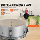 Adult Drum Set 5-piece 22 In Complete Full Size Drum Kit With Throne Stand