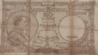 1941 Belgium Banknote 20 Francs -heavily Circulated Brown   White -47r0049