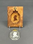 Antique French Charles X In Military Dress Sulphide Plaque C  1850 s