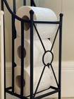 Black  wraymond  Floor Standing Toilet Roll Holder