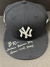 Ben Rice Signed Yankees 2025 Game Used Hat Jackie Robinson Day Auto Steiner Coa
