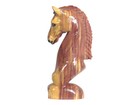 Wooden Horse Head Sculpture Horse Head Statue Handmade Gift For Him  Figurine 