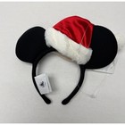 Disney Parks Christmas Mickey Mouse Santa Ear Headband Nwt  99b