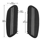 Black Driver Footboard Floorboard For Harley Electra Street Road Glide 1986-2024