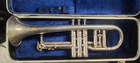Cg Conn Victor New Wonder Cornet 80a Elkhart 1900s Vintage Used With Case