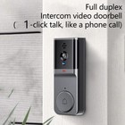 Wireless Smart Video Doorbell System 4 3  Display 1080p Video Bell 2-way Audio