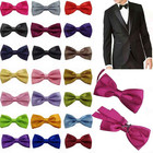 Mens Bow Tie Pre-tied Fashion Novelty Adjustable Tuxedo Bowtie Wedding Necktie
