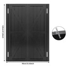 Wooden Partition Door Auto Close 180   Swing Saloon Doors With Hinges Coffee Shop