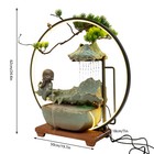 Indoor Relaxation Desktop Water Fountain With Pump   Atomizer Tabletop Ornament