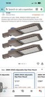 Led Parking Lot Light  150w Led Shoebox Light With Dusk To Dawn Photocell 3-pack