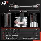 A-premium Pair  2  Front Cv Axle Shaft Assembly Compatible With Toyota Corolla