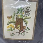 Vintage Sultana Friendly Forest Crewel Picture Wall Panel Kit 1272 Needlecraft