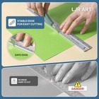 12 Inch Aluminum Cutting Ruler  Dual Scale Inch metric Measuring Tool With Preci