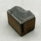 Vintage Printing Letterpress Printers Block Cut Fighting Man High Fist Punching