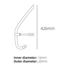 Silicone Front Swimmer Snorkel For Diving Training Swim Front-breathing Tube Us