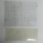 Vintage Craftaid Billfold Leather Template No  2110 Deer   No  2511 Keycase Belt