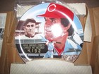 Pete Rose Autographed Collectors Plate - Hand Signed 4 192 Hits Cincinnati Reds