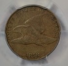 1858 Flying Eagle Cent  Large Letters  Pcgs Xf40