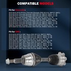 Front Cv Axle Shaft Assembly Fit For Chevrolet For Silverado 2500