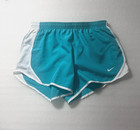 Nwt Nike Dri-fit Kids Girls Running Shorts Medium Blue Teal