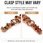 Pure Copper Cuban Link Bracelet Men Heavy Chunky Curb Chain 8 5  Solid Copper