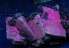 Feldspar Crystals  fl  Red   - Ural Mountains  Russia