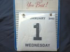 Nos Coca Cola Perpetual Calendar Wood Sign Coke Refreshes You Best   2003 Pad