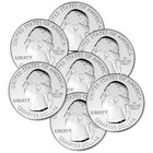 Atb America The Beautiful Silver 5 Oz 25c - Bu - Random Date