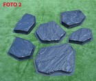 Concrete Molds Pavers Casting Concrete Garden Panths Stone Patio Sold 6 Pcs S34