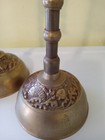 Pair Of Vintage antique Brass Candle Holders Candle Sticks With Fish  Art Deco  