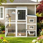 Petscosset Indoor Large Walk-in Catio Outdoor Cat Enclosure  75 wooden Cat House