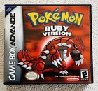 Pokemon Ruby  Sapphire  Emerald Case Only 3 Pack Game Boy Box Nintendo Ds Sized