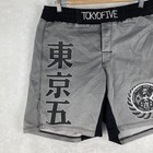 Tokyo Five Shorts Size 34 Japanese Mma Fighting White Black Rare Discontinued