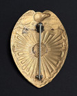 Vtg Obsolete Sergeant San Diego Police Badge Entenmann Genuine Gold Filled Rare