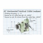 Vertical Horizontal 5c Collet Spin Index Fixture Milling  0004  Spindle Thread