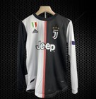 Juventus 19-20 Home Retro Long Sleeve Jersey With Ucl Patch - Cristiano Ronaldo