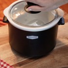Roadpro Rpsl-350 1 5-qt 12v Portable Slow Cooker Car Truck Rv White