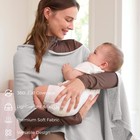 Nursing Cover Soft Privacy Poncho Portable Breastfeeding Momcozy Multi-use Shawl