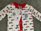 Bnwt Matalan Football England Babygrow Sleepsuit World Cup Newborn Up To 1 Month