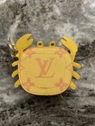 Louis Vuitton Monogram Yellow Bag Charm Cute Bag Key Chain Purse Coin Holder