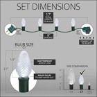 25 Led Christmas Light C7 Indoor Outdoor Home Holiday Party String Lights 17ft