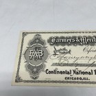 1909 Farmer s   Merchant s Bank Check  20347 Continental National Bank  Kg Jd