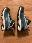 Merrell Ridge Trek Kids Sneaker Us 13 M Teal Colorblock Mesh Hook   Loop