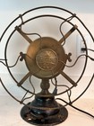 Antique Emerson Electric Co  Brass Blade Desk Fan     Fully Working 3-speed 