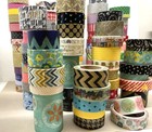 Lot - Washi Tape Over 100  Rolls  Great Varity  Floral   Lettering   Cactus