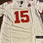 Nike Men   s L Patrick Mahomes  15 Kansas City Chiefs White Jersey Nfl