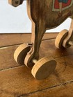 Antique Horse Pull Toy Wooden